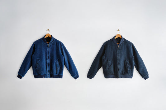 告知:Sashiko Bomber Jacket / 2 Colors