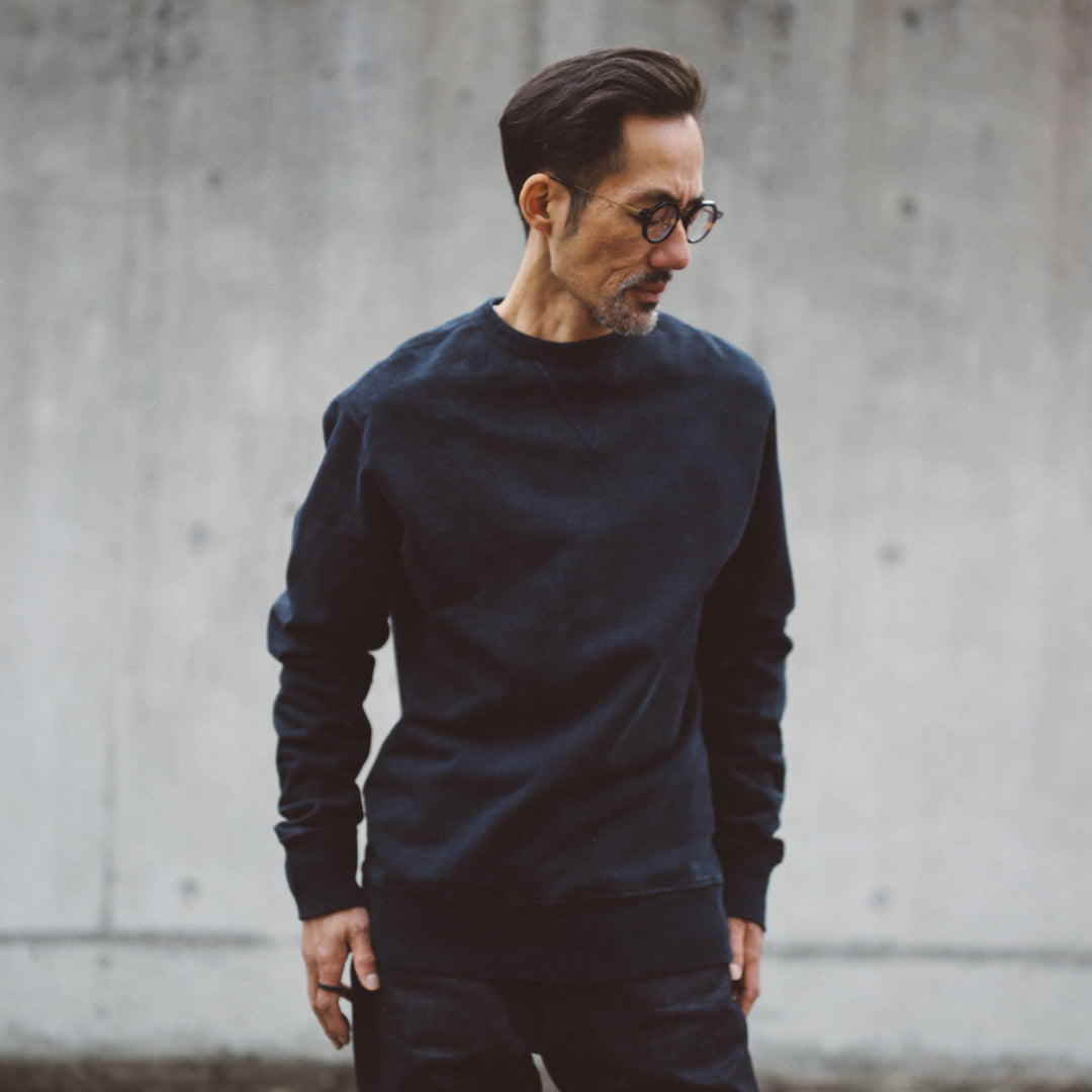 AW25 / Limited Edition Col. / 15.5oz "Amami Doro-Zome" Denim Sweat