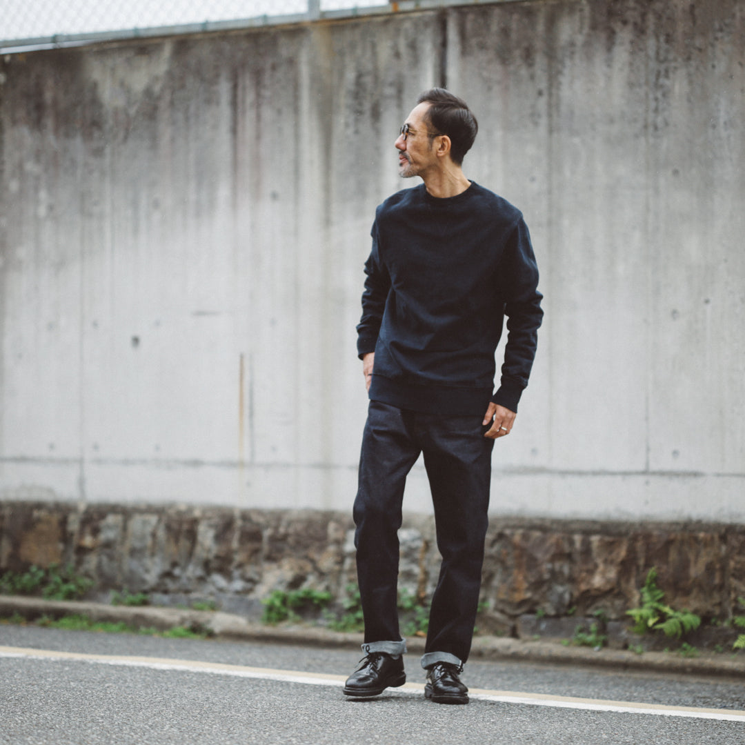 AW25 / Limited Edition Col. / 15.5oz "Amami Doro-Zome" Denim Sweat