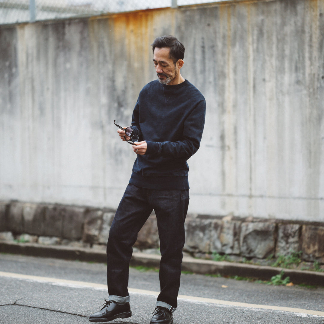 AW25 / Limited Edition Col. / 15.5oz "Amami Doro-Zome" Denim Sweat