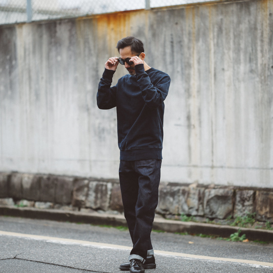 AW25 / Limited Edition Col. / 15.5oz "Amami Doro-Zome" Denim Sweat