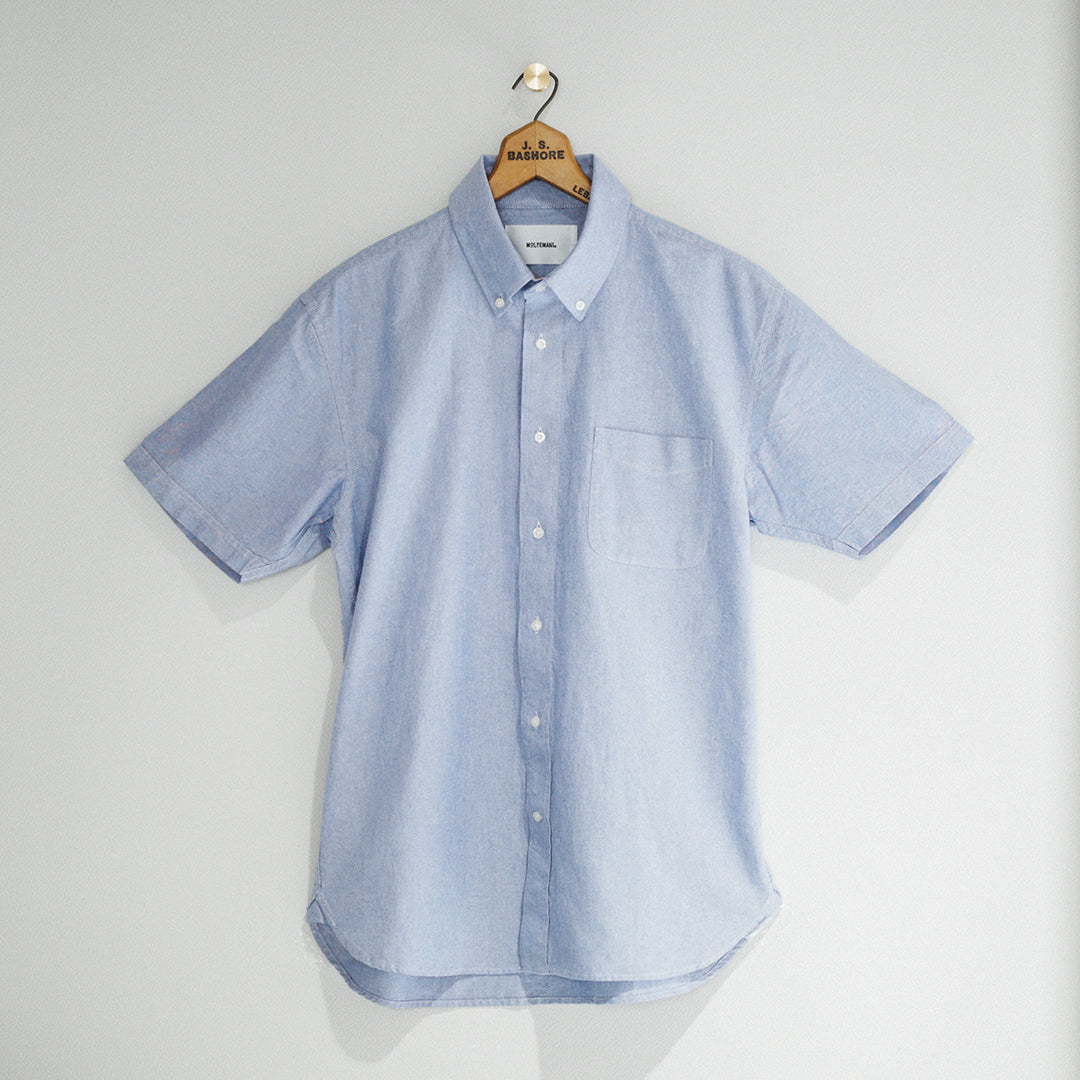 Classic Col. / Cotton-Oxford Button down Shirt S/S