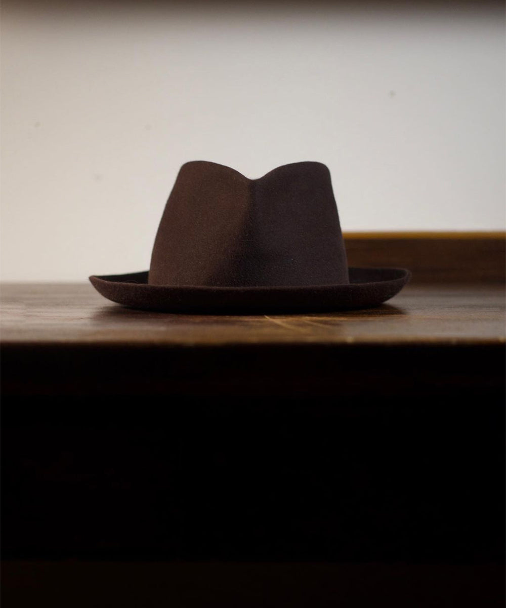 Italian Artisans Col. / Fedora Hat / Rabbit Fur Felt