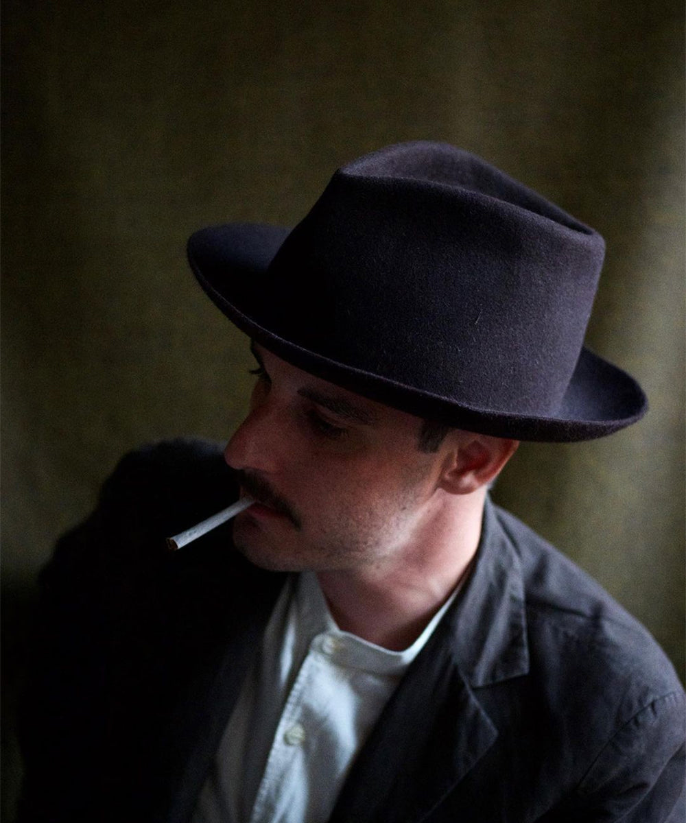 Italian Artisans Col. / Fedora Hat / Rabbit Fur Felt