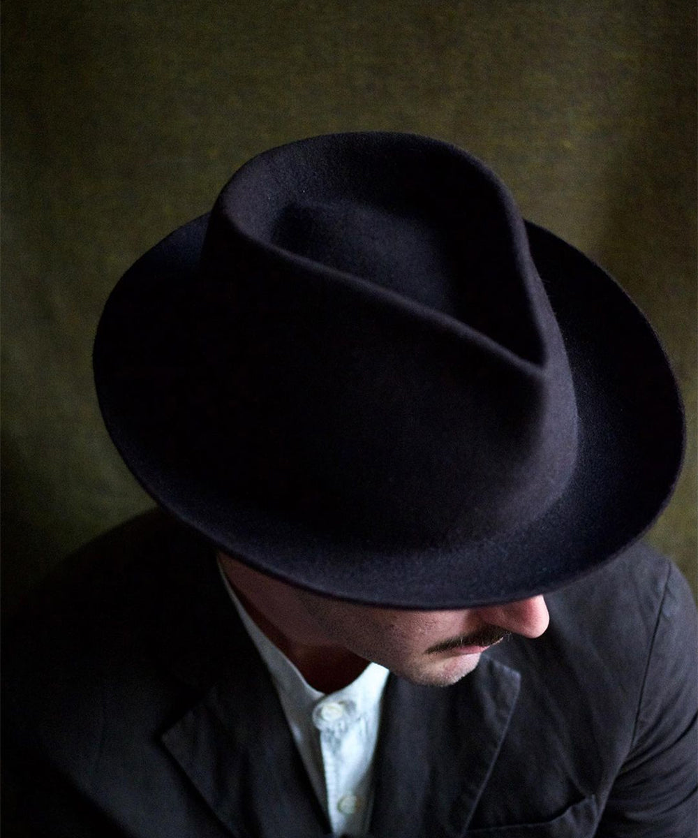 Italian Artisans Col. / Fedora Hat / Rabbit Fur Felt