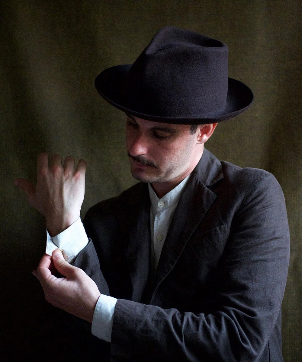 Italian Artisans Col. / Fedora Hat / Rabbit Fur Felt