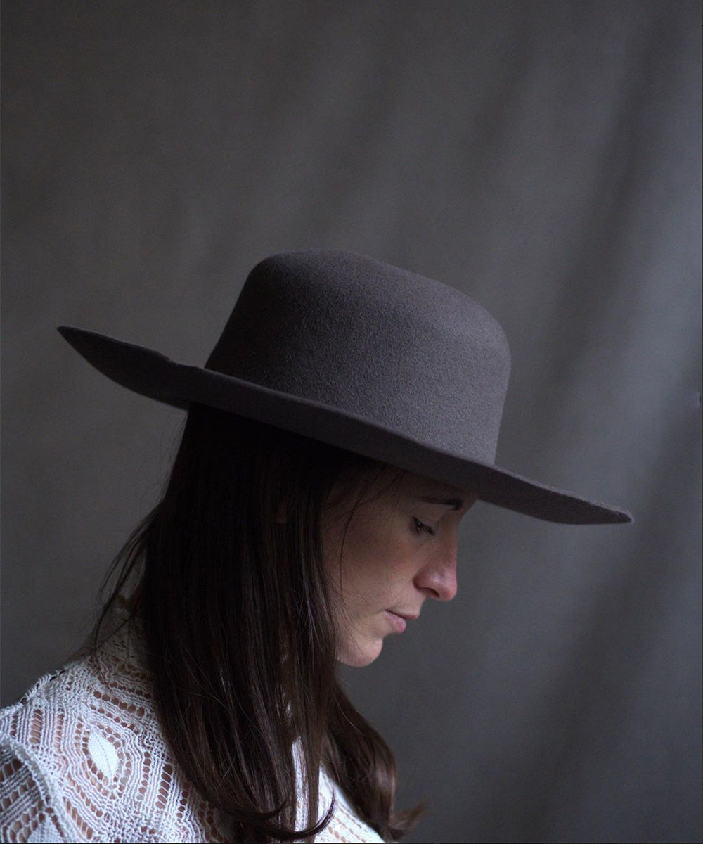 Italian Artisans Col. / Wide Brim Hat / Rabbit Fur Felt
