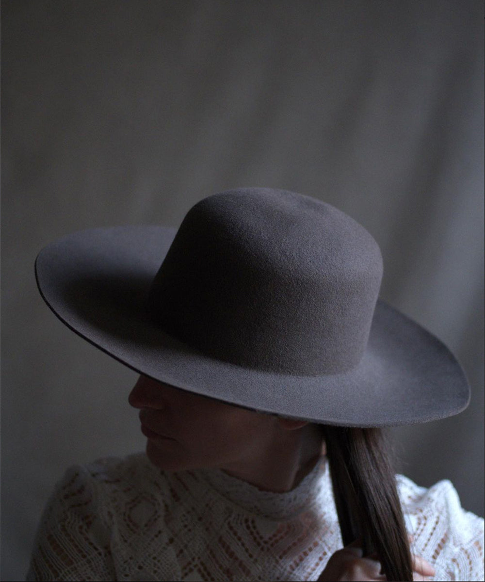Italian Artisans Col. / Wide Brim Hat / Rabbit Fur Felt