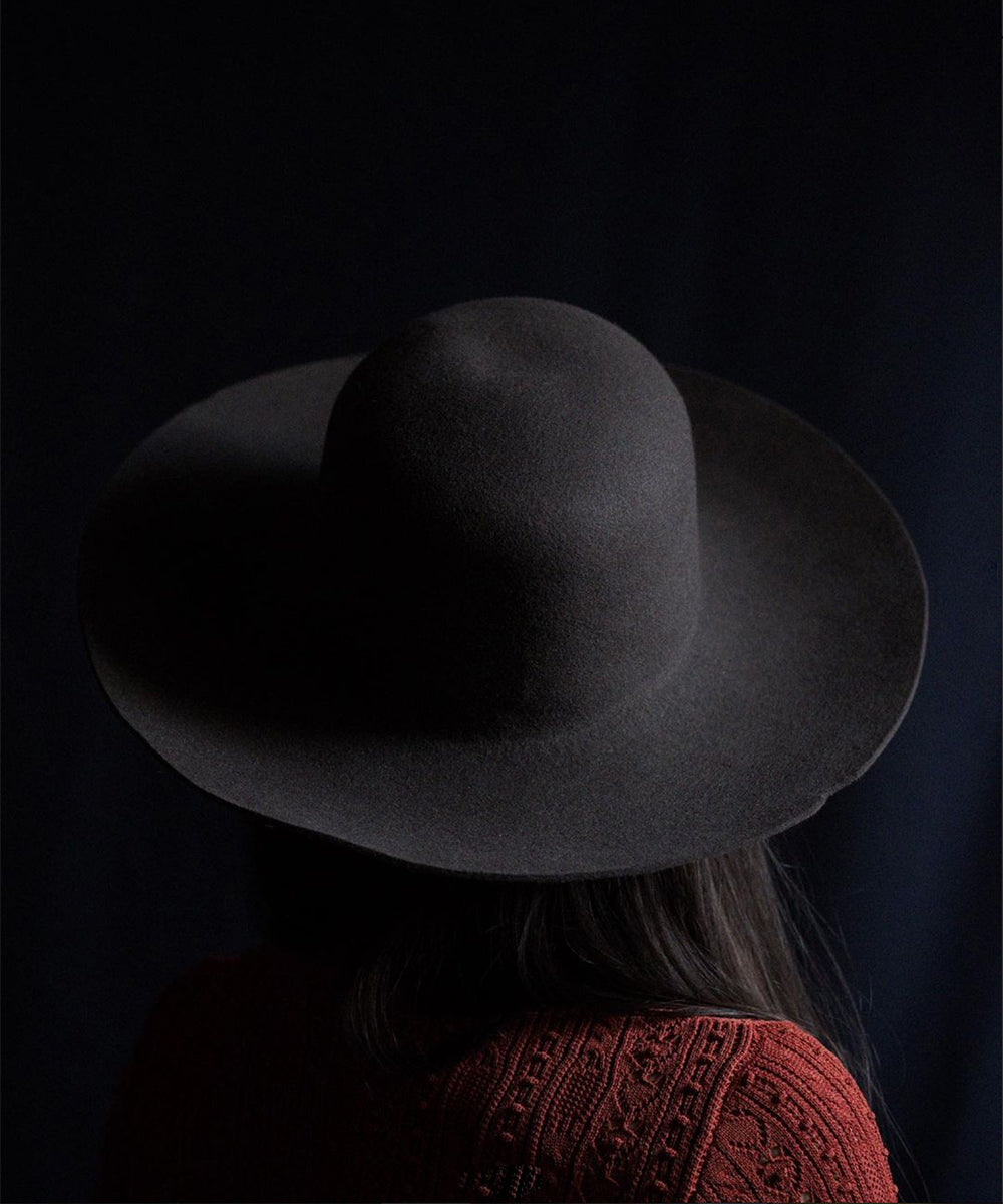 Italian Artisans Col. / Wide Brim Hat / Rabbit Fur Felt
