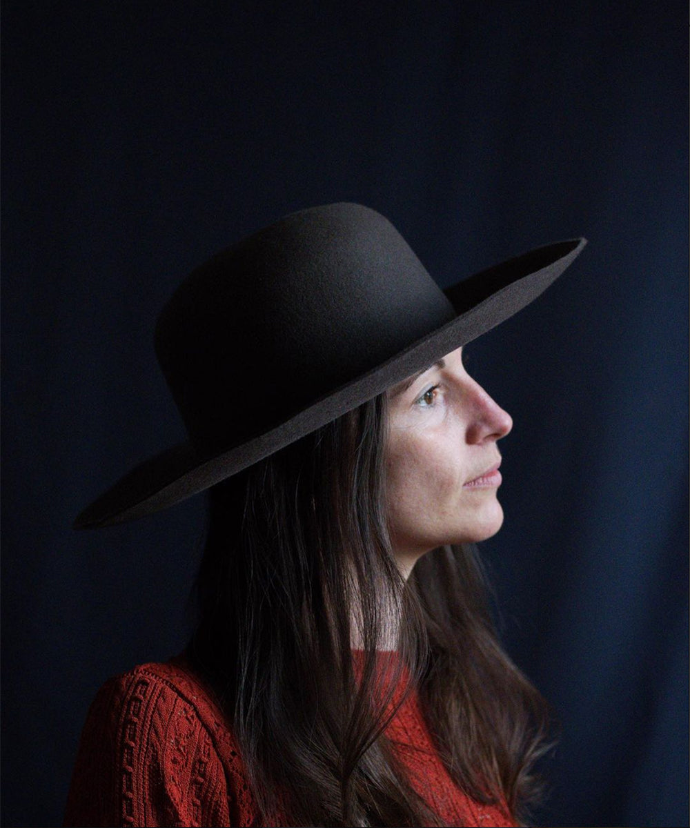 Italian Artisans Col. / Wide Brim Hat / Rabbit Fur Felt