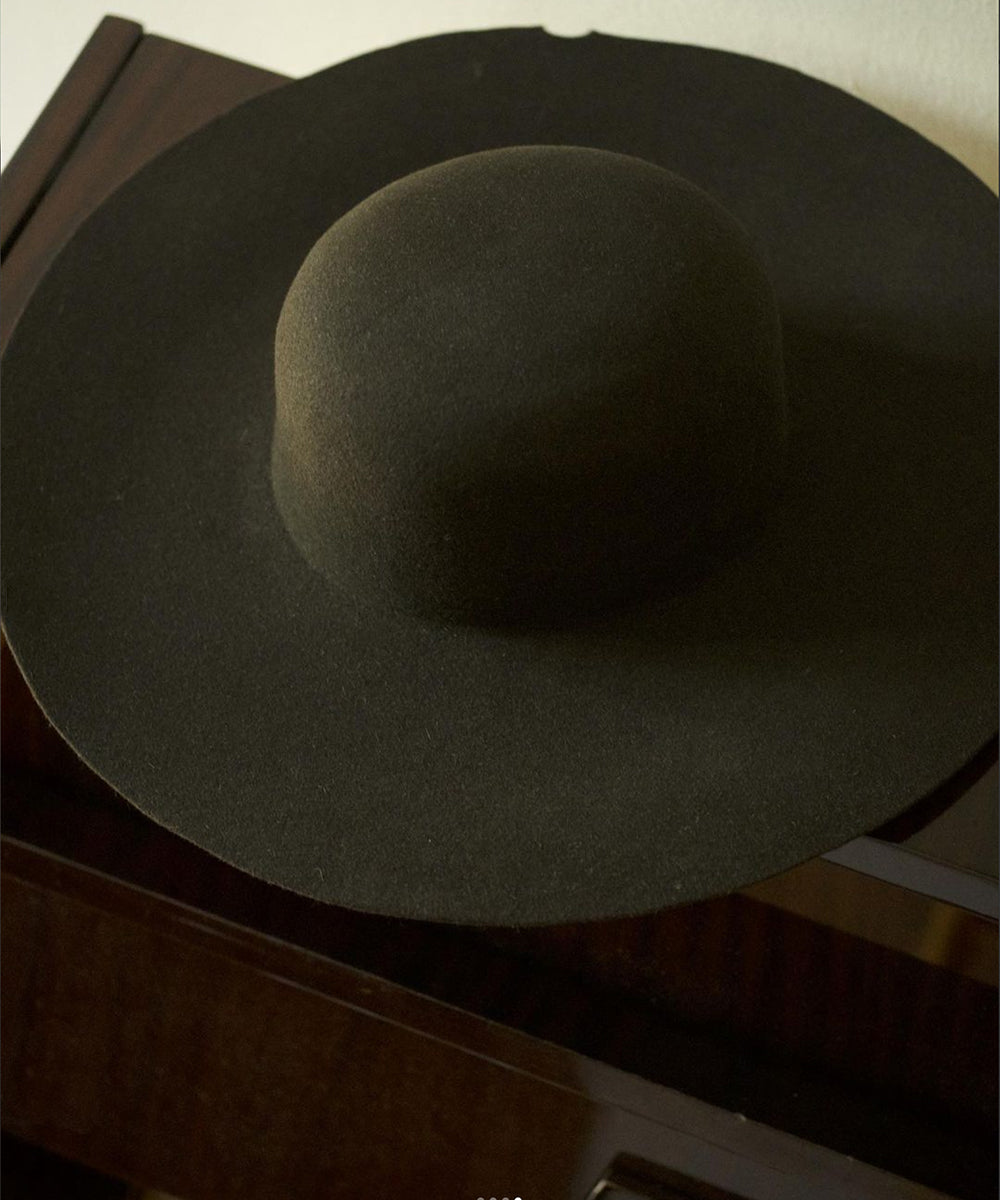 Italian Artisans Col. / Wide Brim Hat / Rabbit Fur Felt