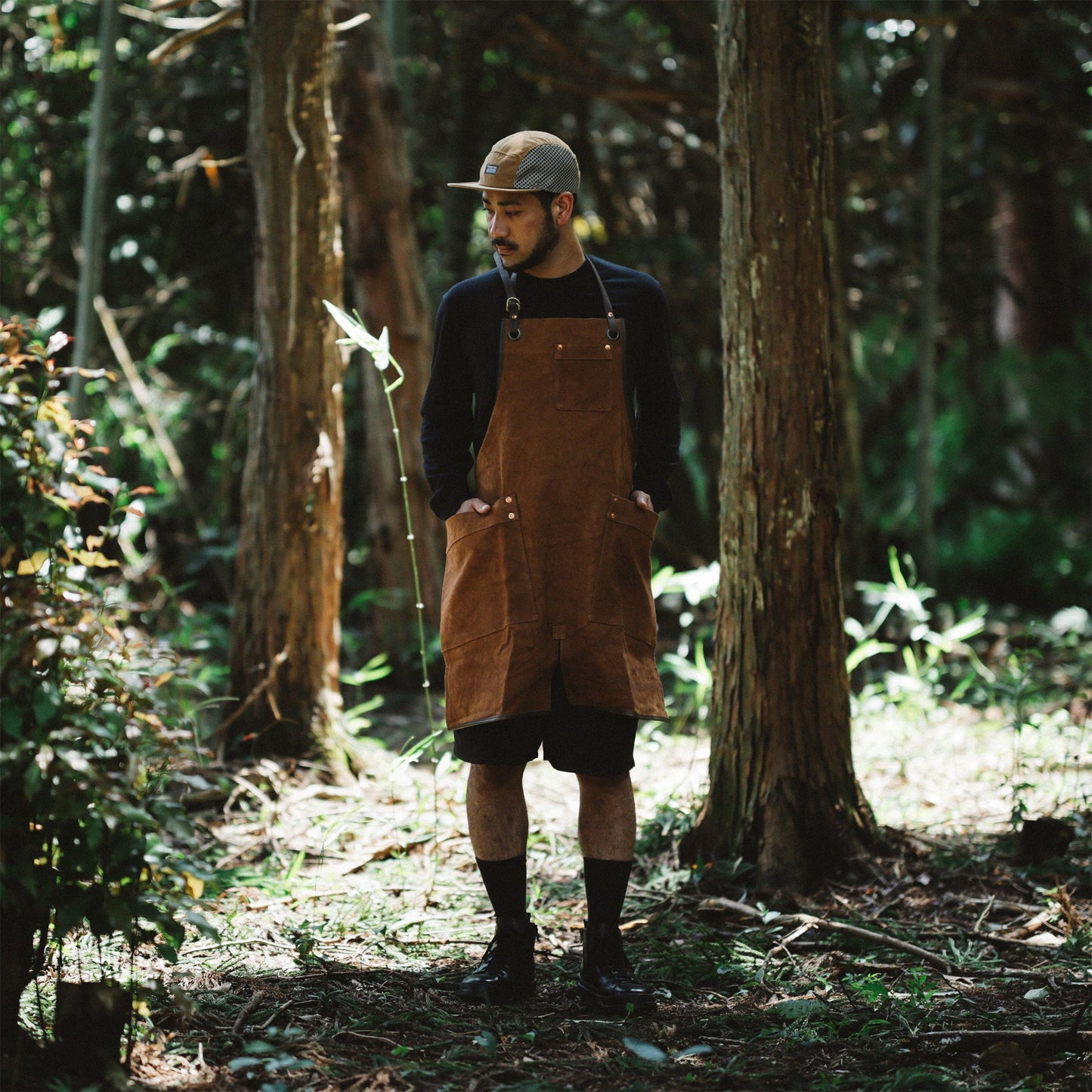 【アウトレット】Natural Dye Col. / 15.2oz Heavy weight / Work Apron