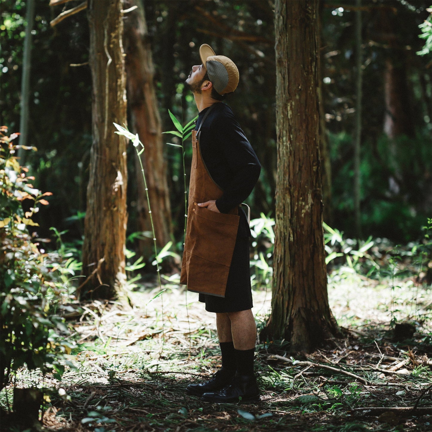 【アウトレット】Natural Dye Col. / 15.2oz Heavy weight / Work Apron