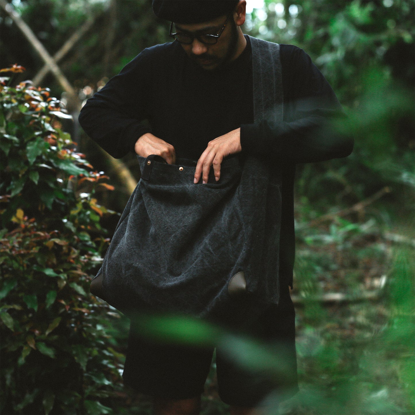 Natural Dye Col. / 15.2oz Heavy weight / Big Shoulder