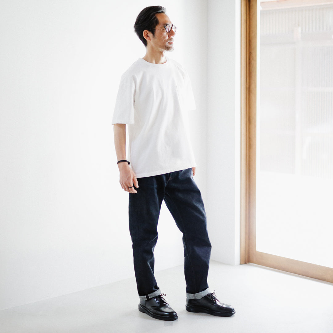Classic Col. / BIG Silhouette Crewneck Pocket T-shirt