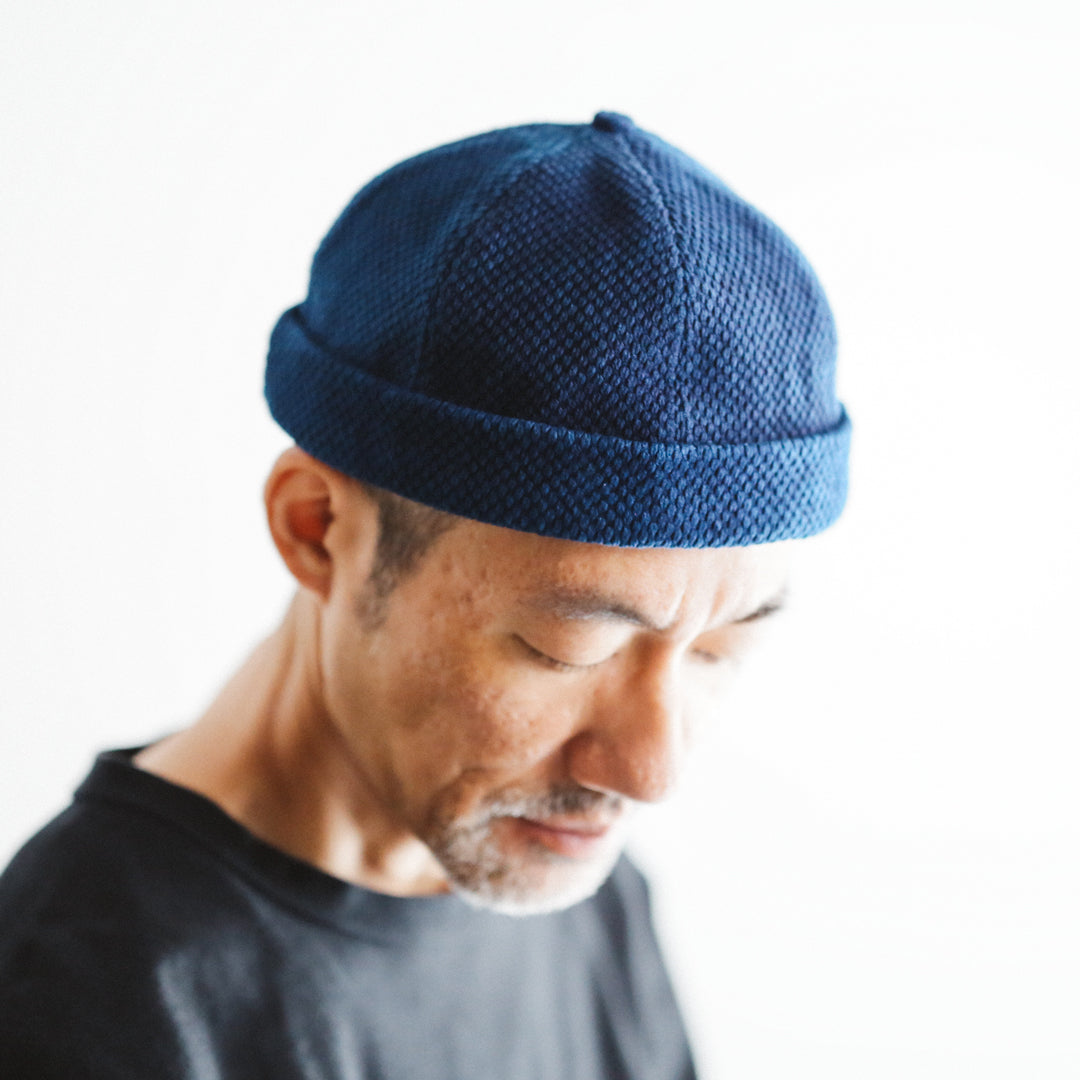 Sashiko Indigo Dye Col. / SASHIKO Heavy weight Fisherman's Cap