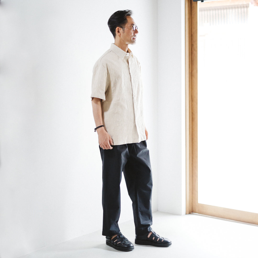 Classic Col. / Cotton Linen Shirt S/S