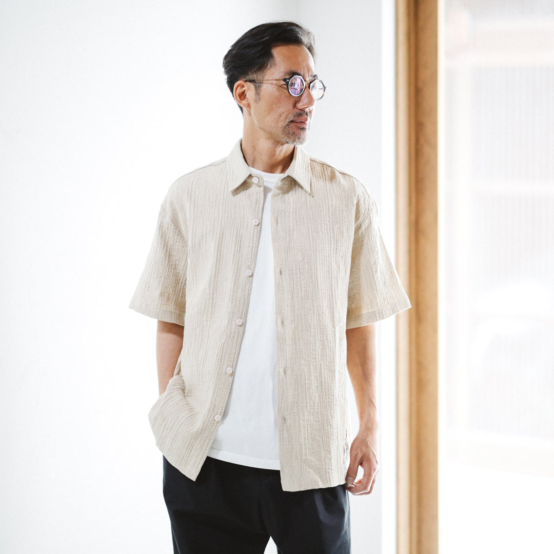 Classic Col. / Cotton Linen Shirt S/S