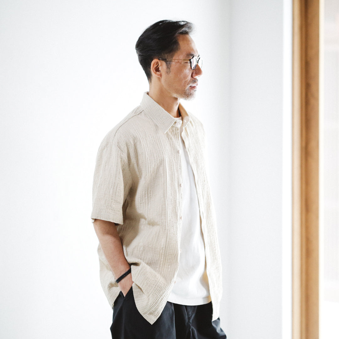 Classic Col. / Cotton Linen Shirt S/S