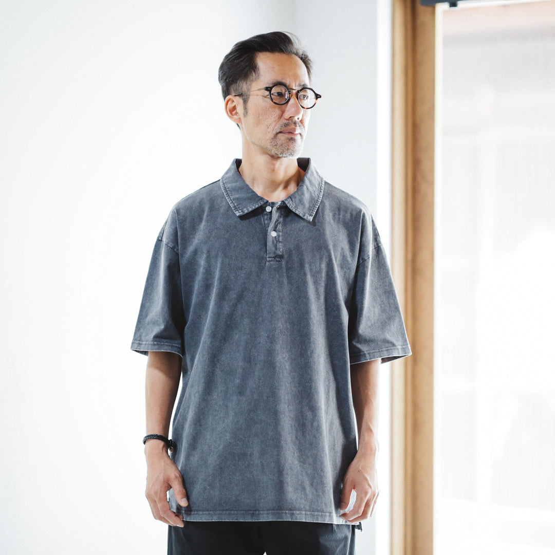 Classic Col. / 9.7oz Washed Polo Shirt