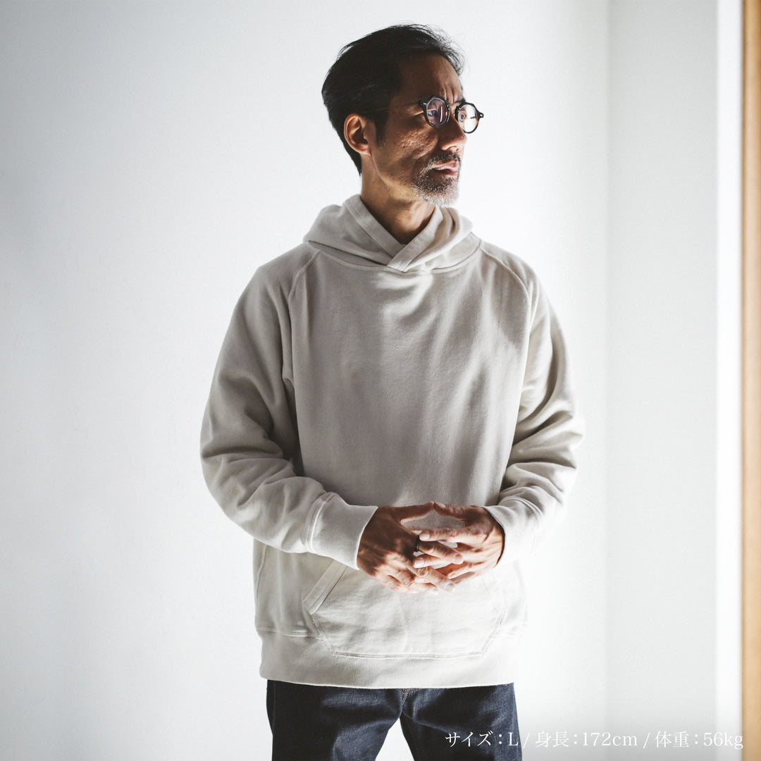 Exclusive Col. / 12oz Wakayama " Tsuri-Ami " Pullover Hoodie / Garment Dye