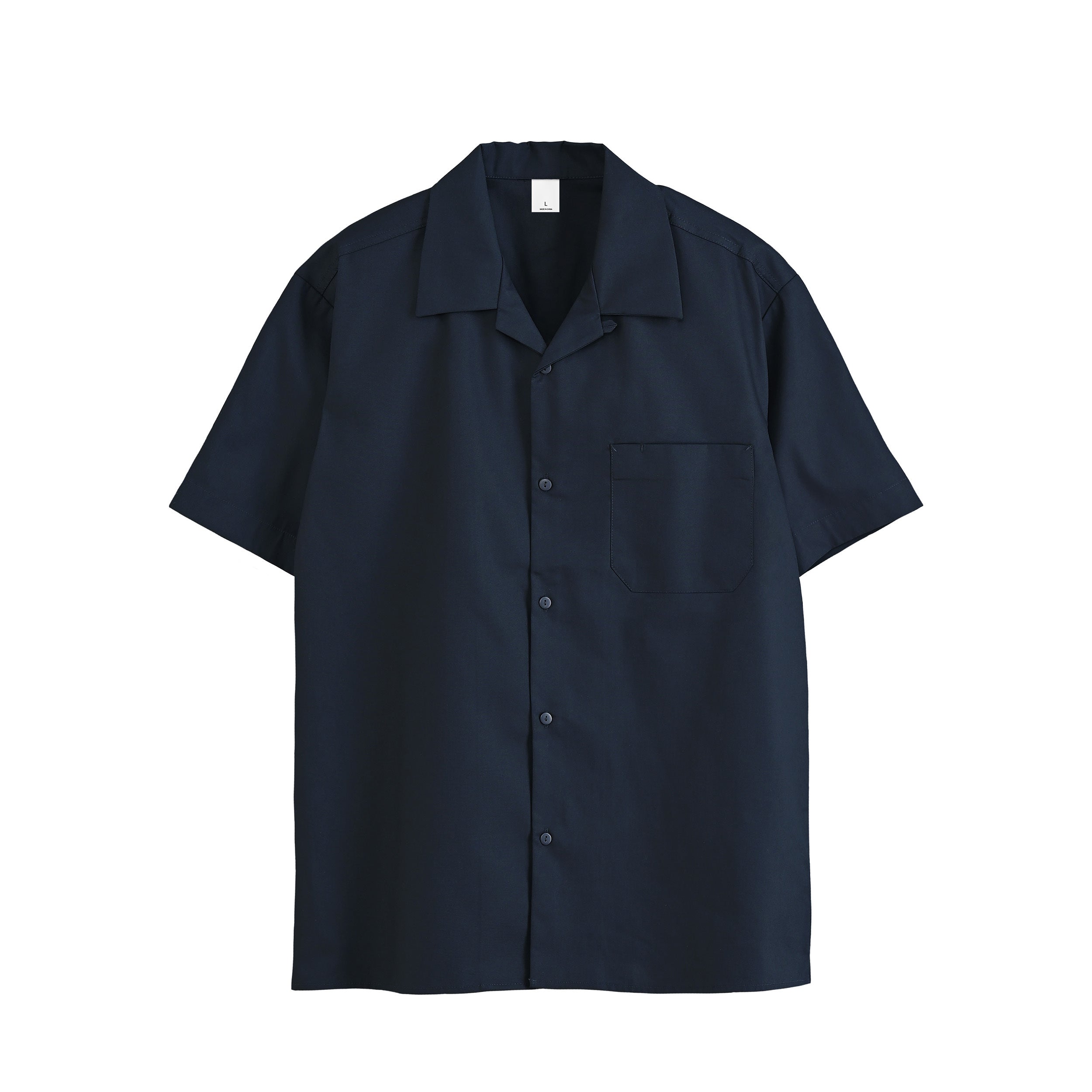 Classic Col. / Open collar shirt S/S