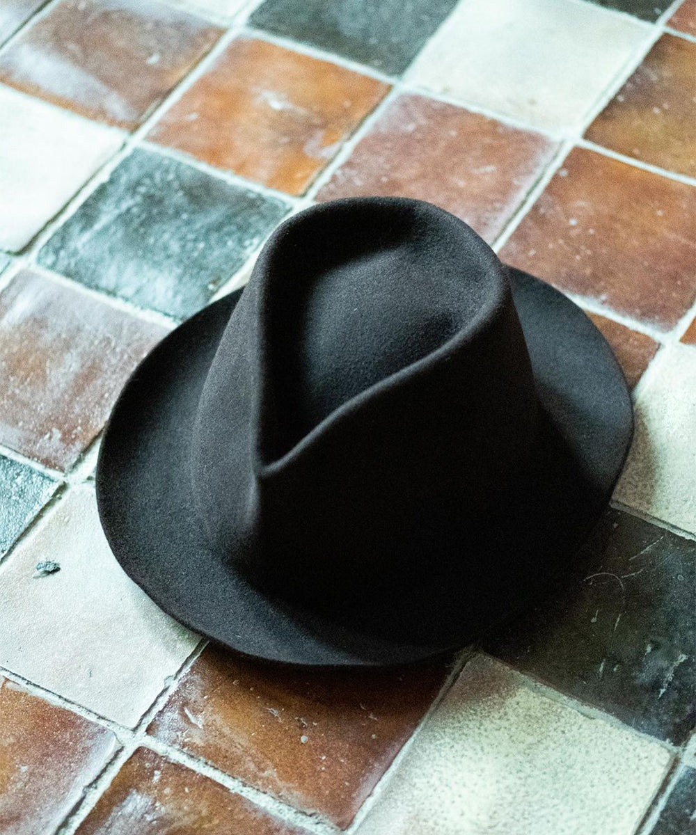 Italian Artisans Col. / Fedora Hat / Rabbit Fur Felt