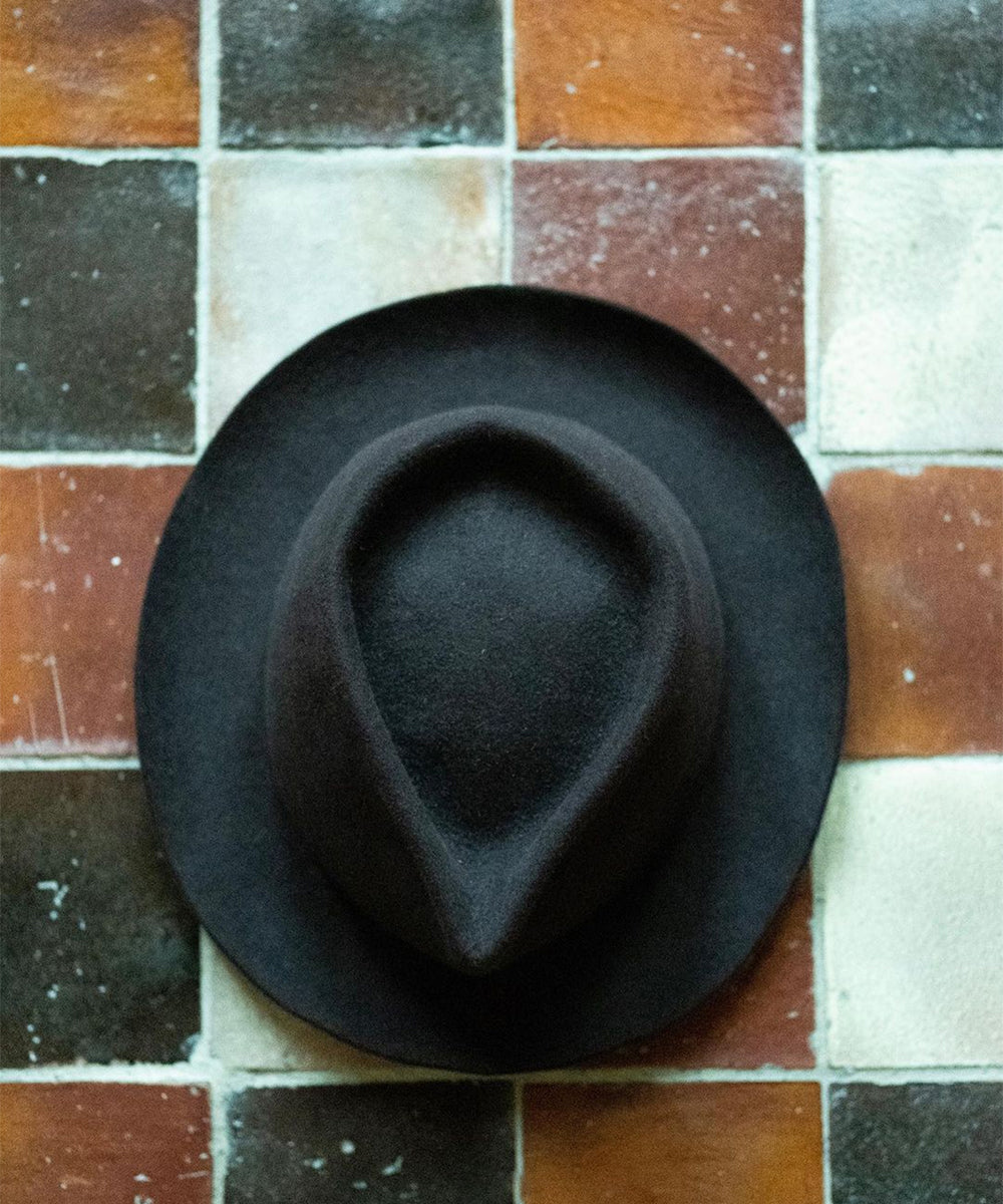 Italian Artisans Col. / Fedora Hat / Rabbit Fur Felt