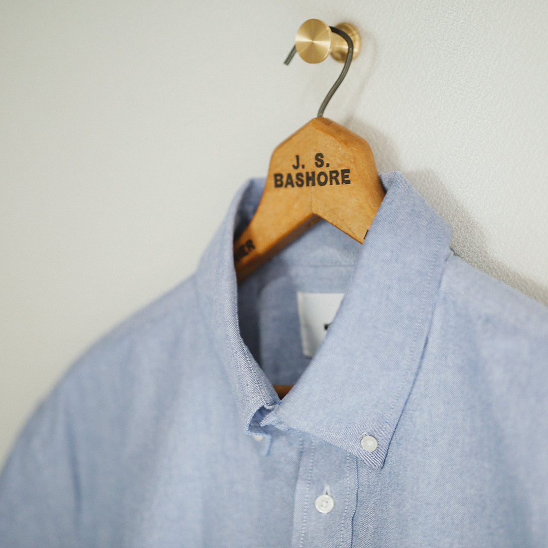 Classic Col. / Cotton-Oxford Button down Shirt S/S