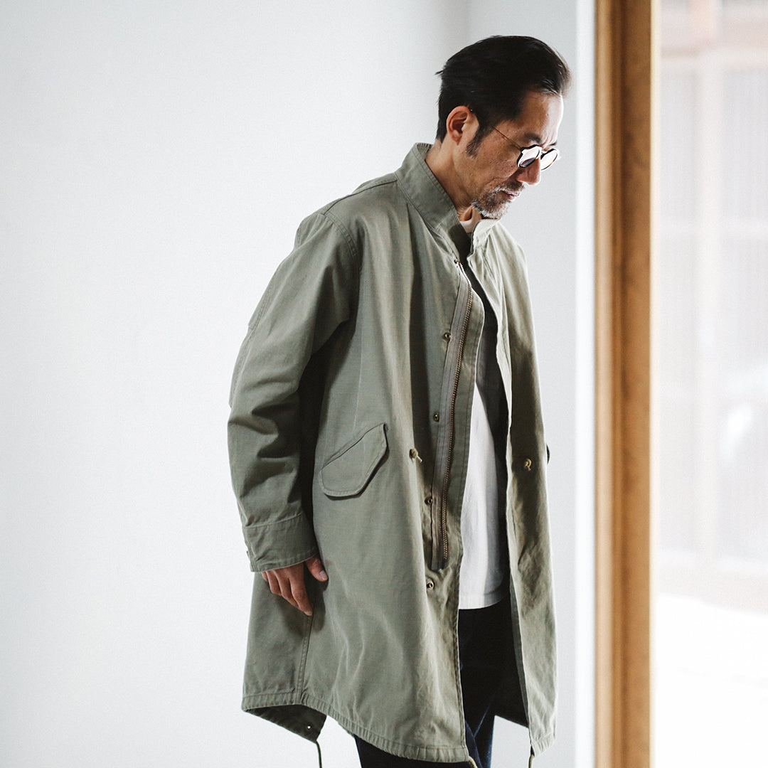 Limited Edition Col. / 8.5oz Okayama Back Satin Mods Coat