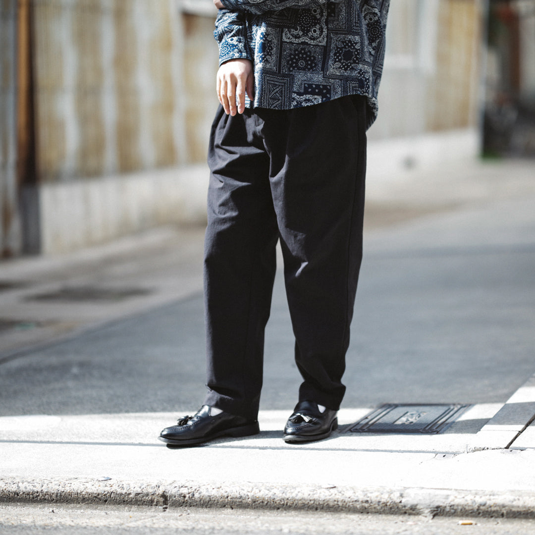 Limited Edition Col. / " Shizuoka Sunny Dry " Cotton Dyed Broadcloth Easy Pants