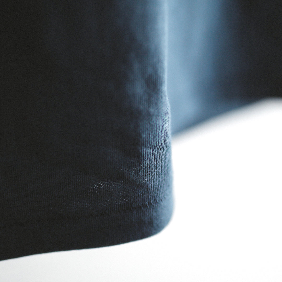 Classic Col. / Open-end Henry Neck T-shirt