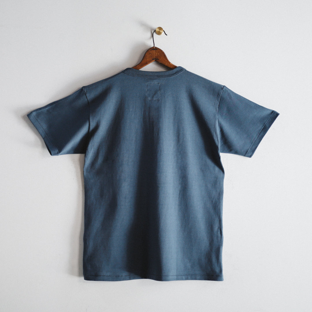 Classic Col. / Open-end Henry Neck T-shirt