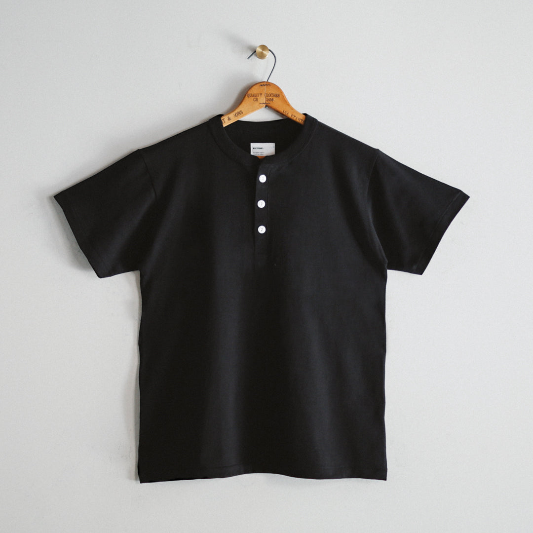 MOLTEMANI（モルテマニ）/ Classic Col. / Open-end Henry Neck T-shirt