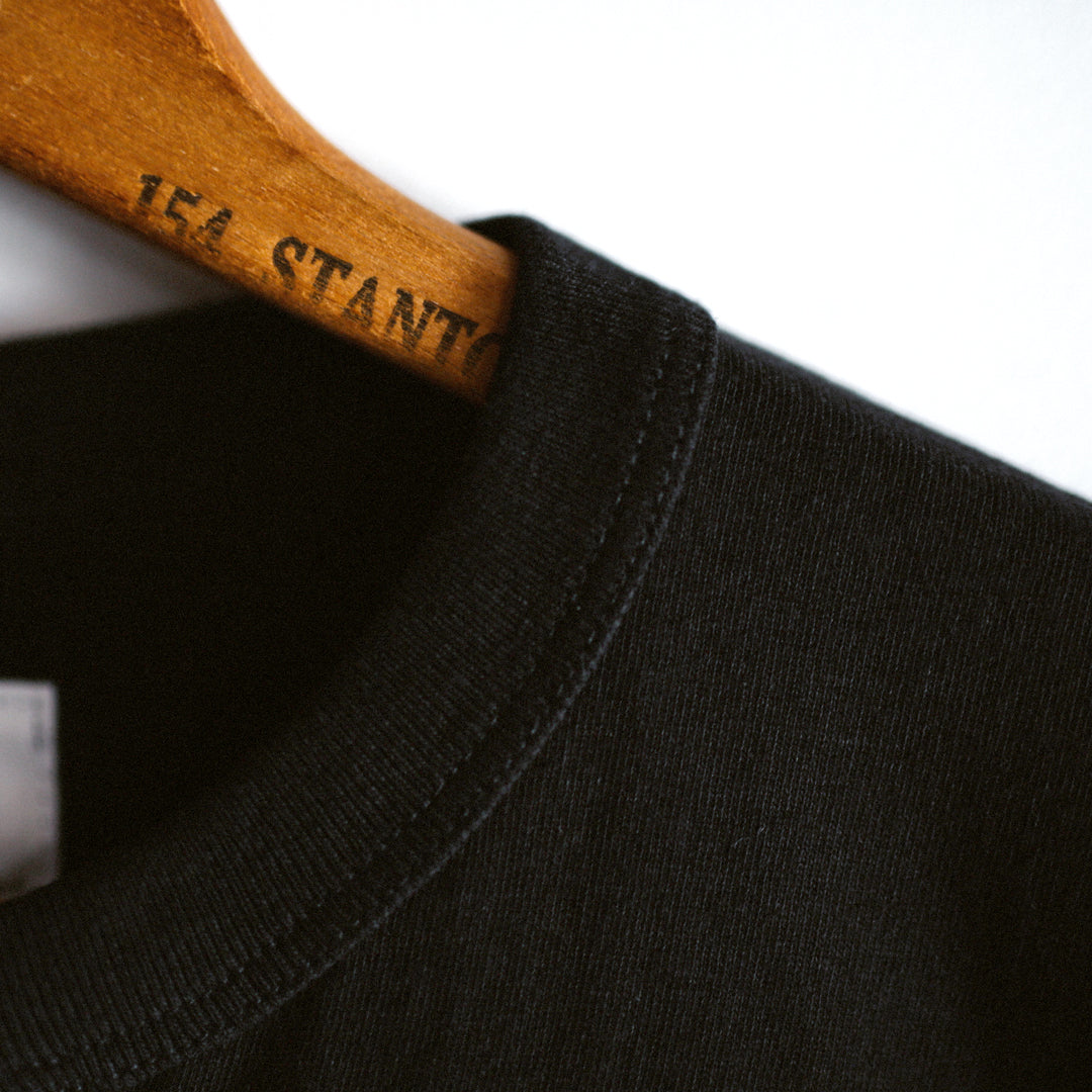 Classic Col. / Open-end Henry Neck T-shirt