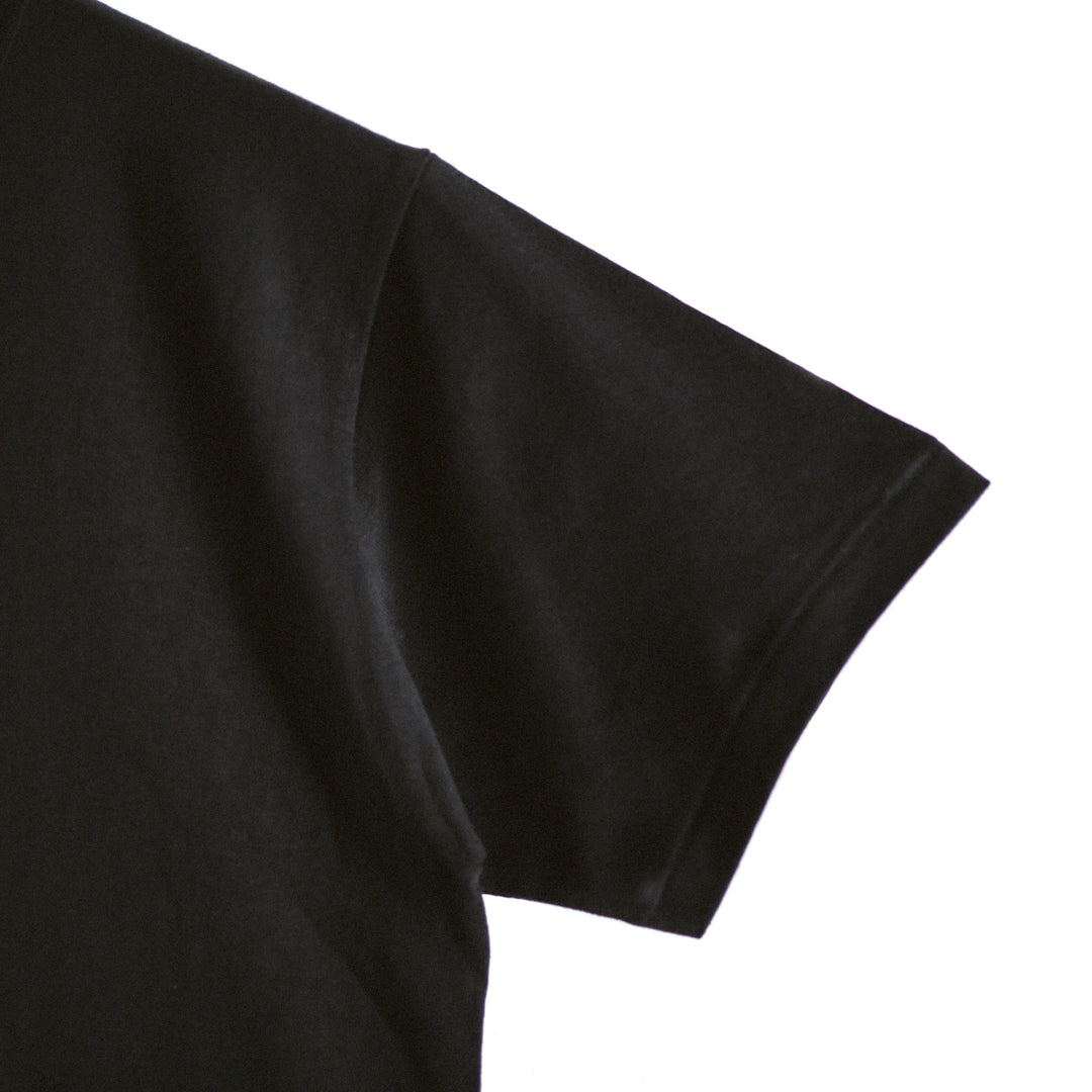 Classic Col. / Open-end Henry Neck T-shirt