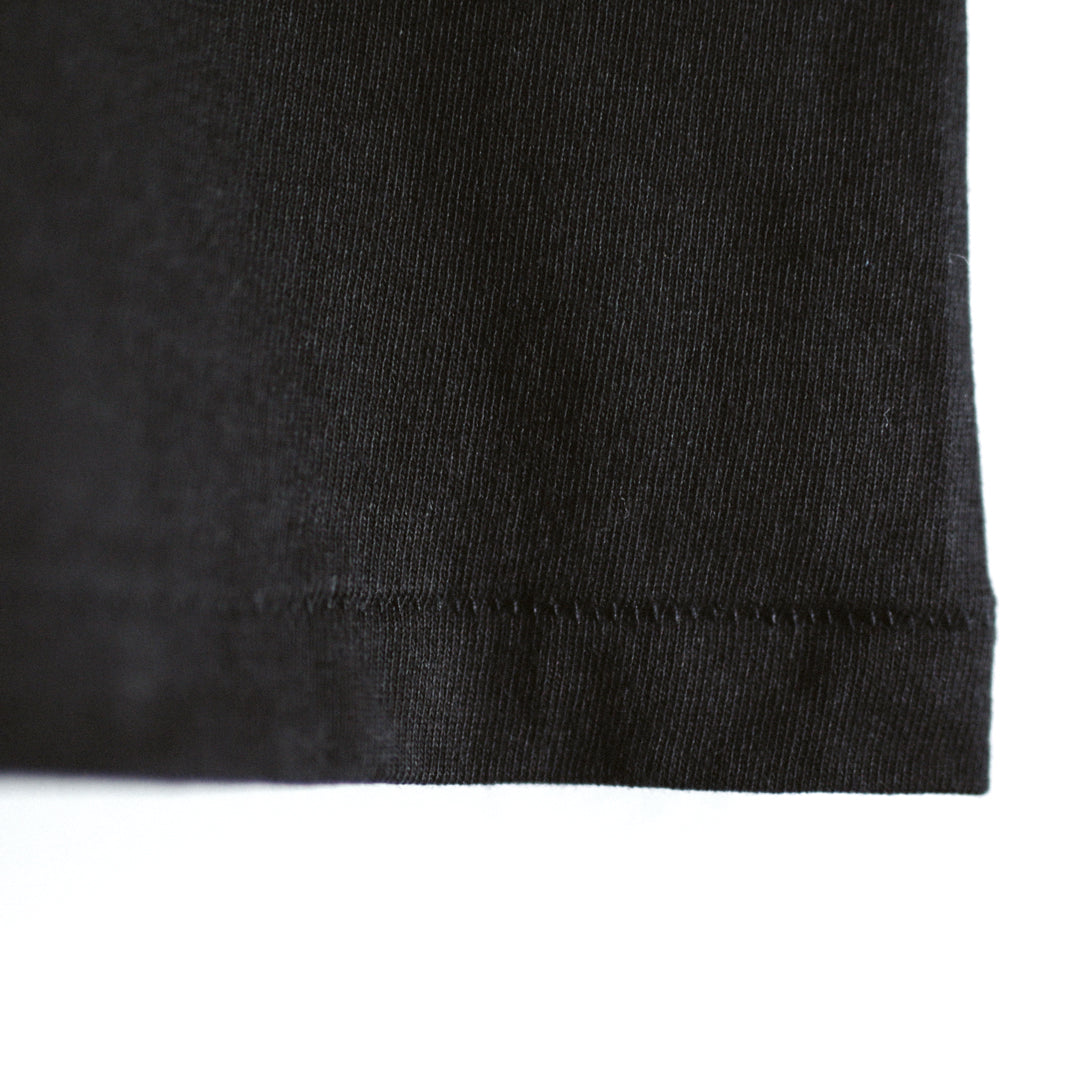 Classic Col. / Open-end Henry Neck T-shirt