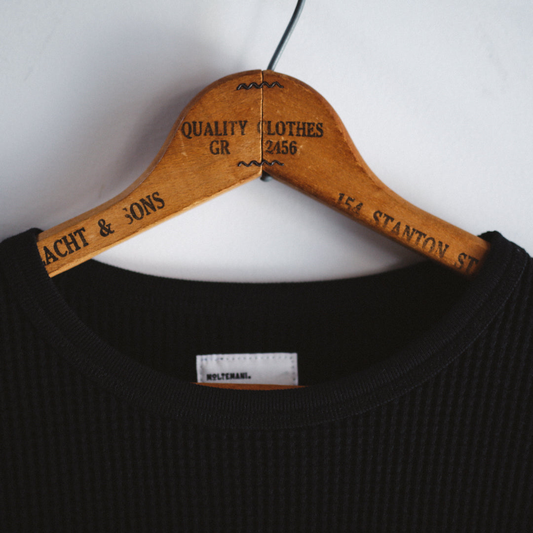 Classic Col. / Heavyweight waffle long sleeve