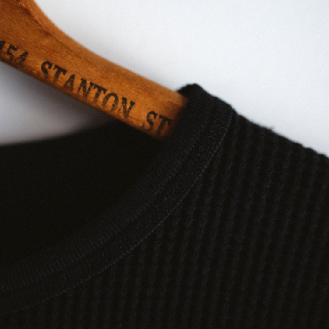 Classic Col. / Heavyweight waffle long sleeve