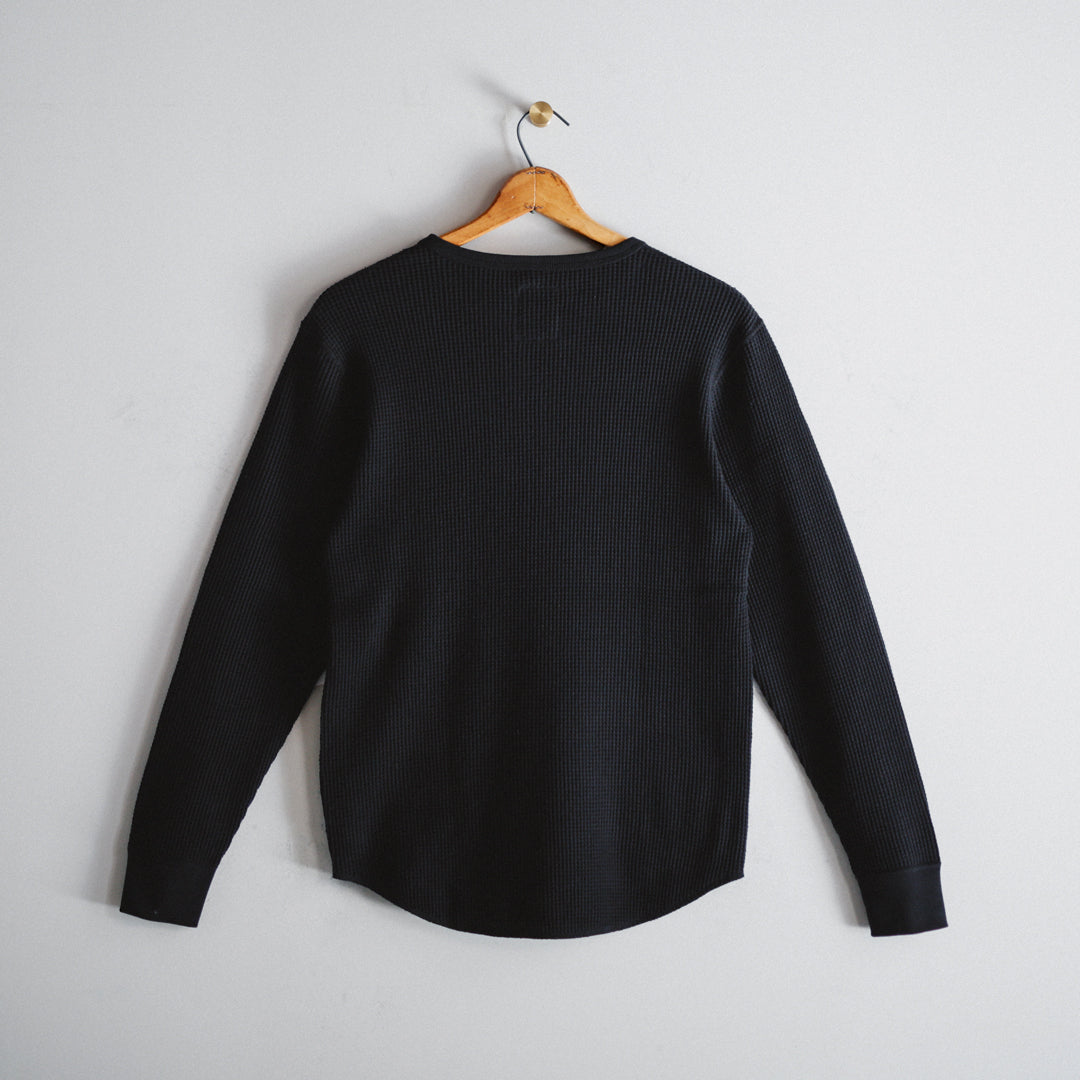 Classic Col. / Heavyweight waffle long sleeve