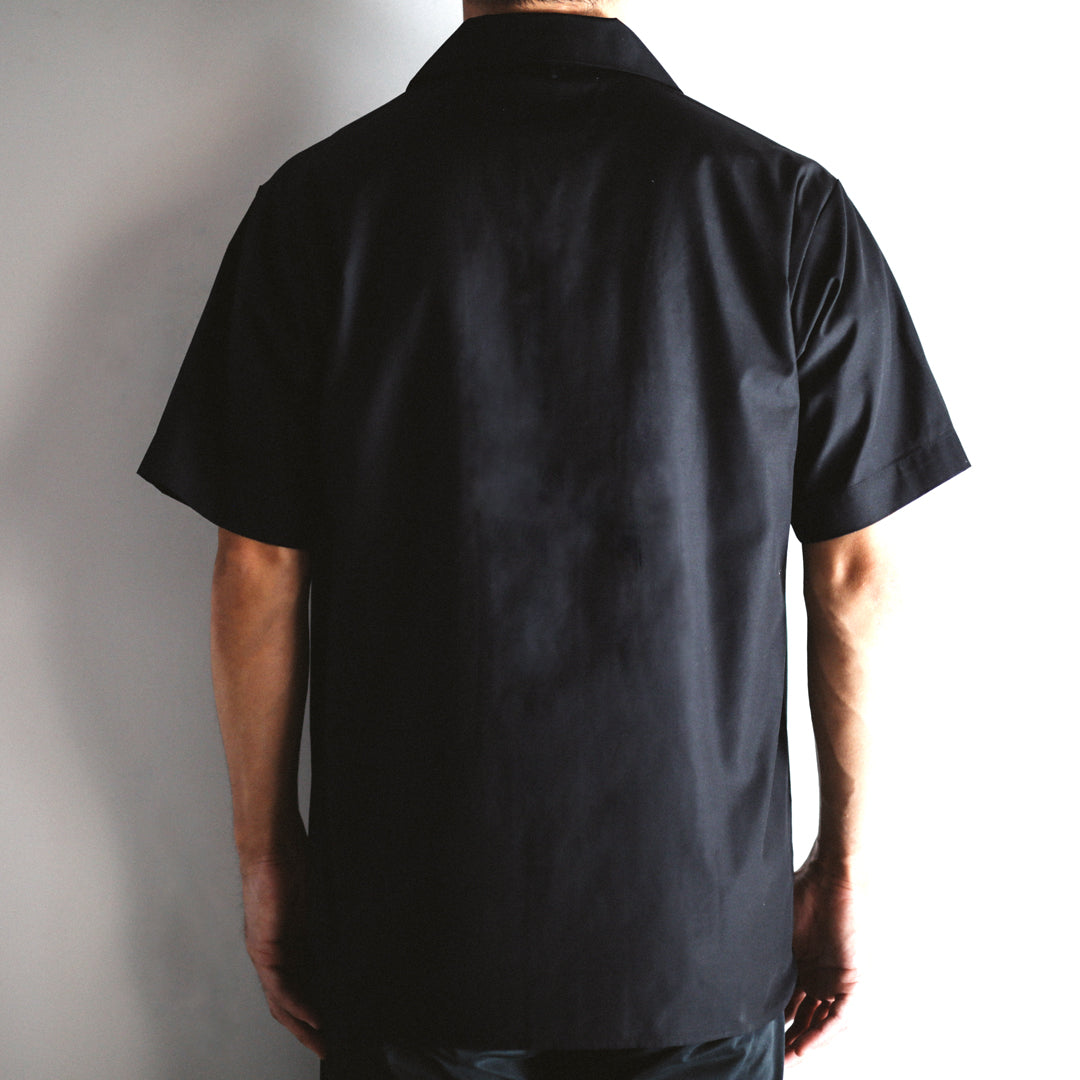 Classic Col. / Open collar shirt S/S