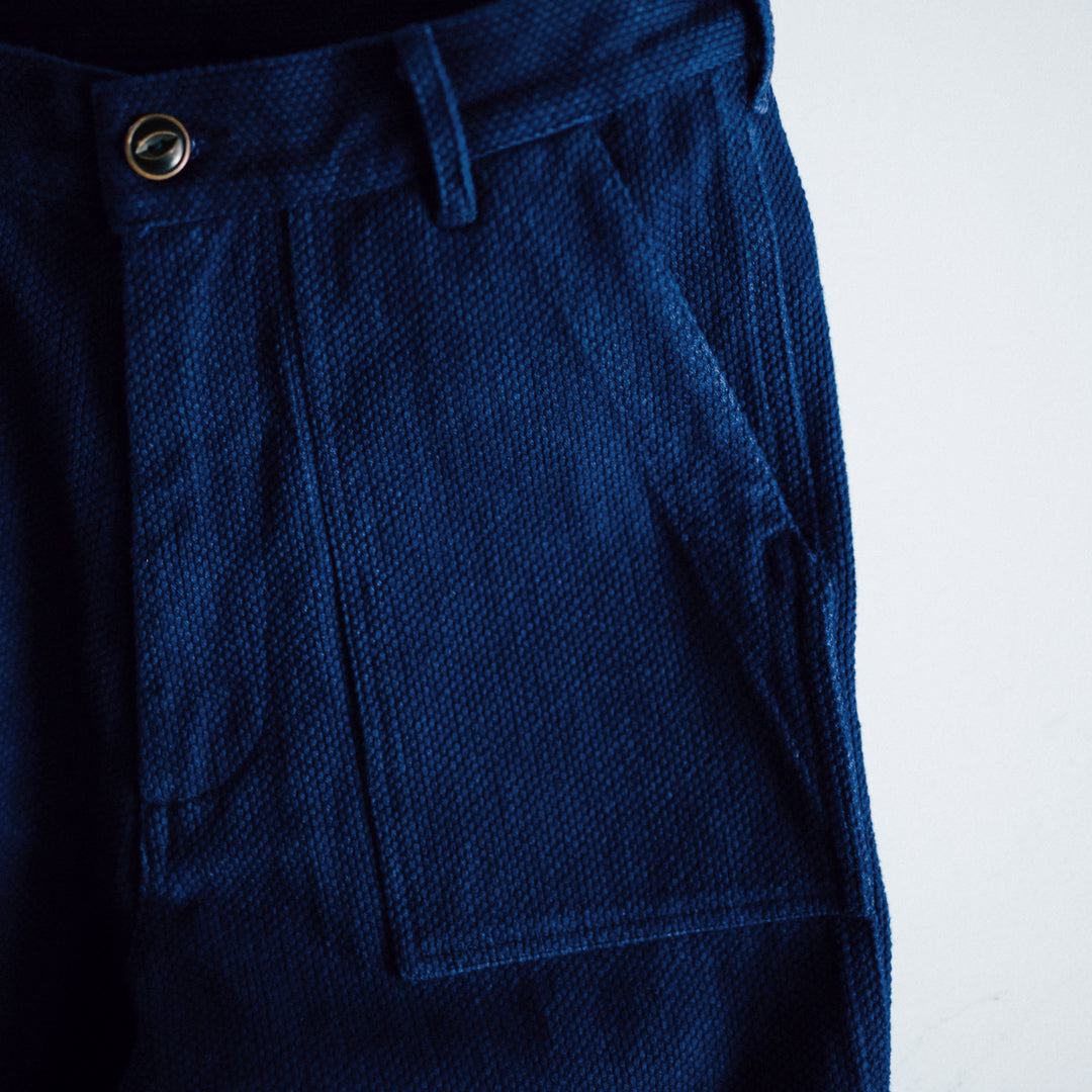 Sashiko Indigo Dye Col. / Heavy weight Work Pants