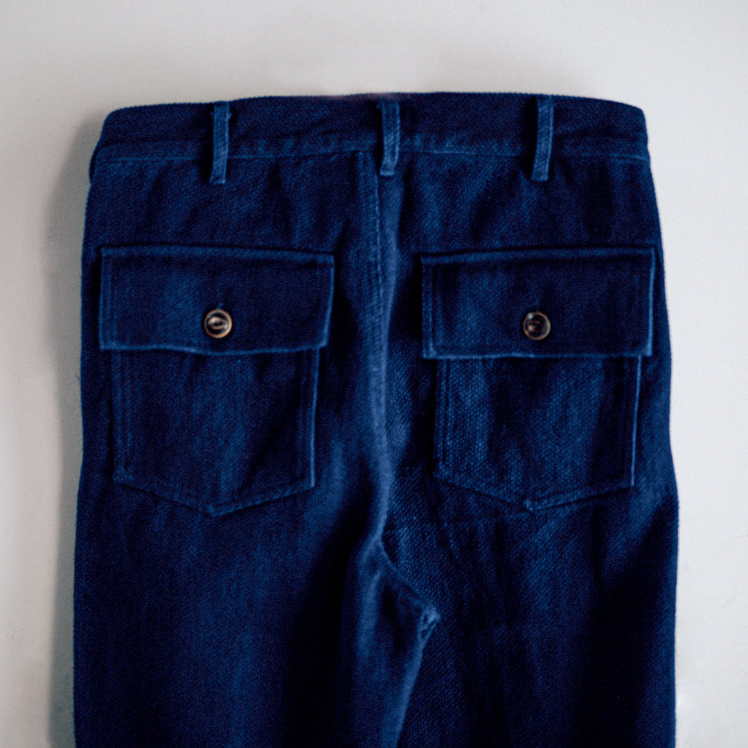 Limited Edition Col. / Sashiko Indigo Heavy weight Work Pants