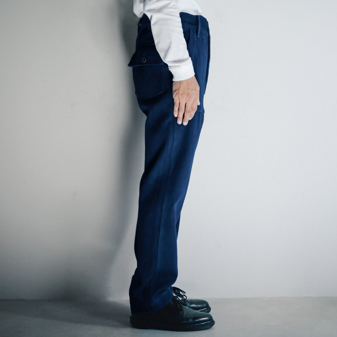 Sashiko Indigo Dye Col. / Heavy weight Work Pants