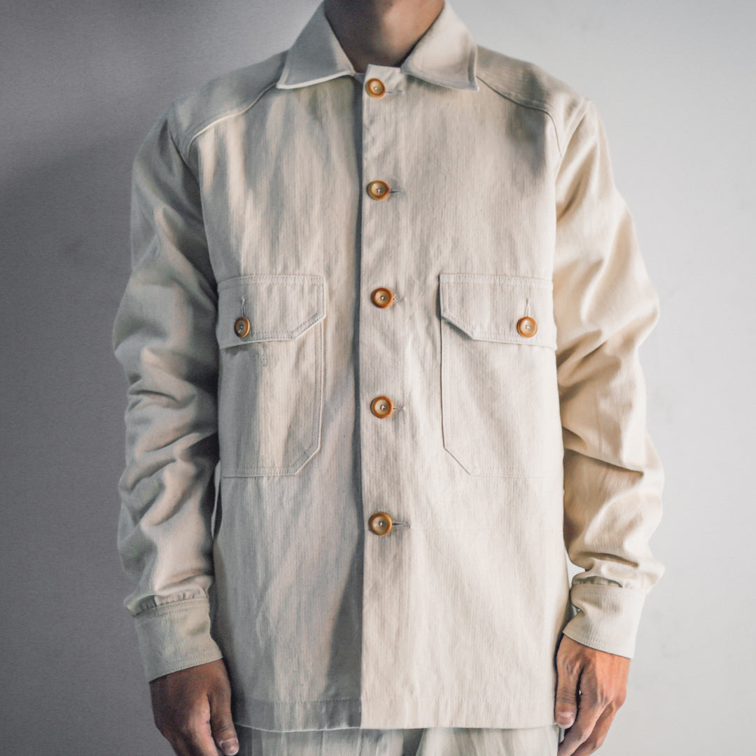 【アウトレット】Herringbone Col. / Coverall Jacket