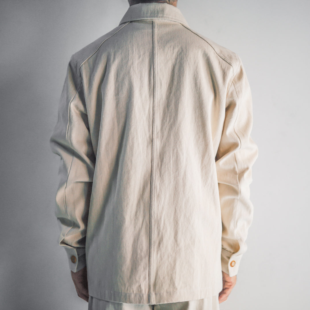 【アウトレット】Herringbone Col. / Coverall Jacket