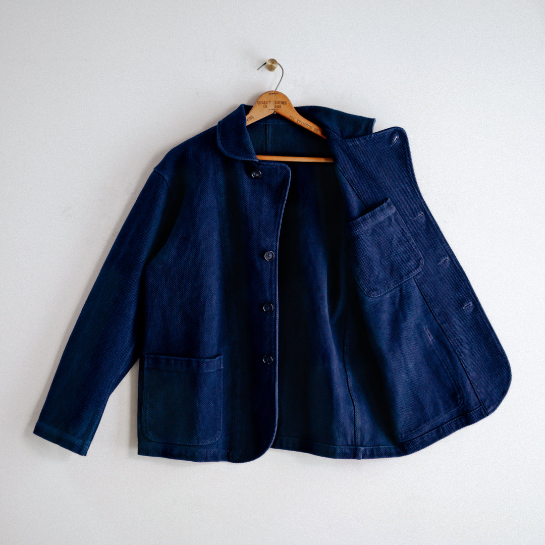Sashiko Indigo Dye Col. / Heavy weight Work Jacket