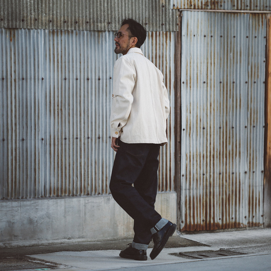 【アウトレット】Herringbone Col. / Coverall Jacket