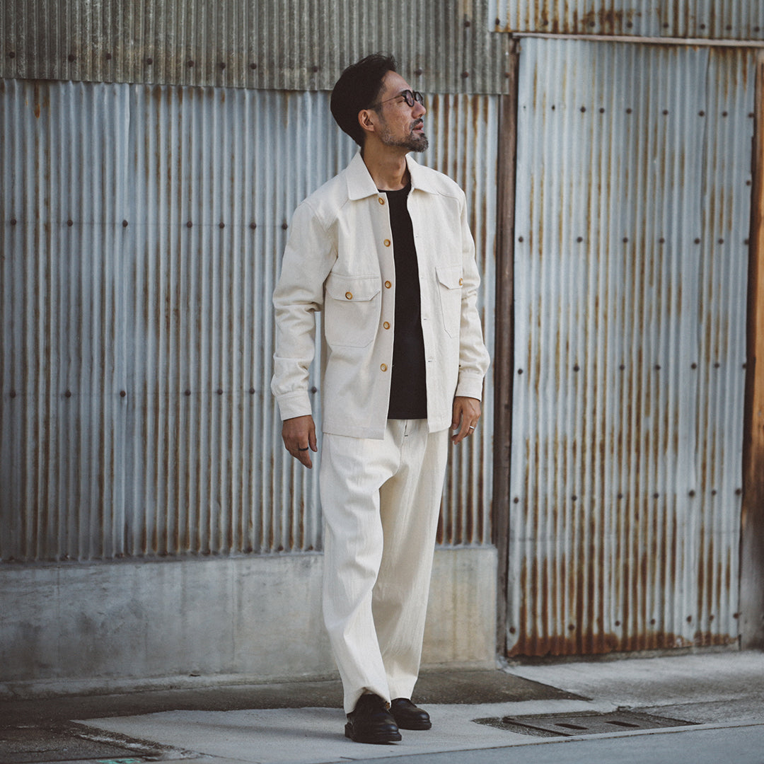 Herringbone Col. / Work Pants