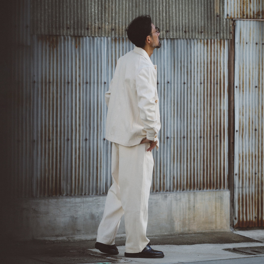 Herringbone Col. / Work Pants